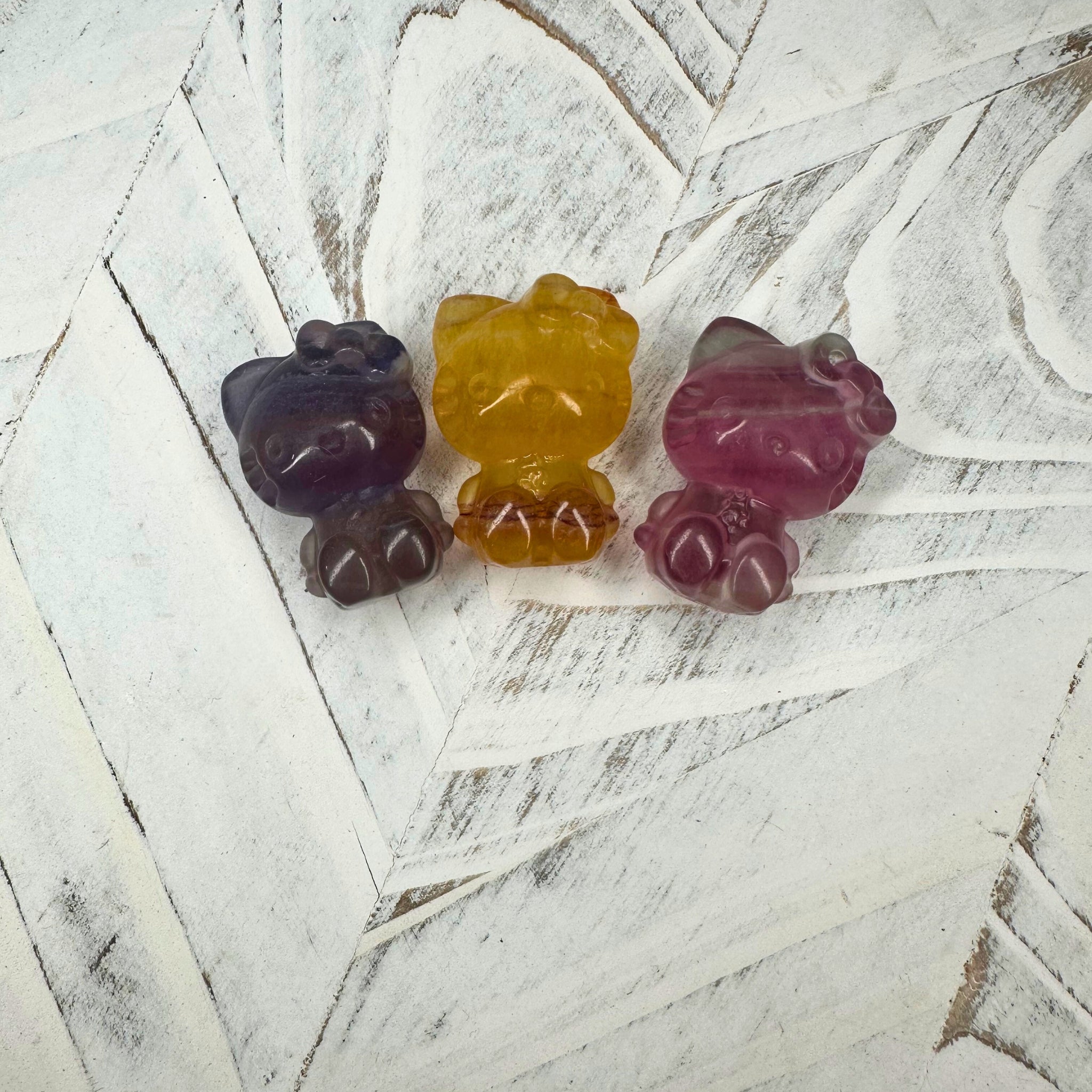 Hello Kitty- Fluorite