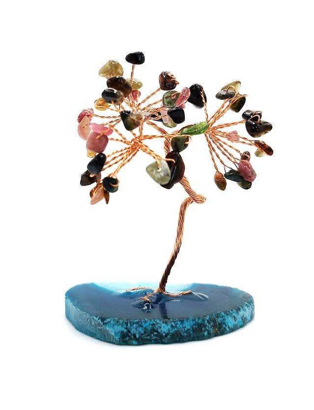 Gem Tree - On Agate Base