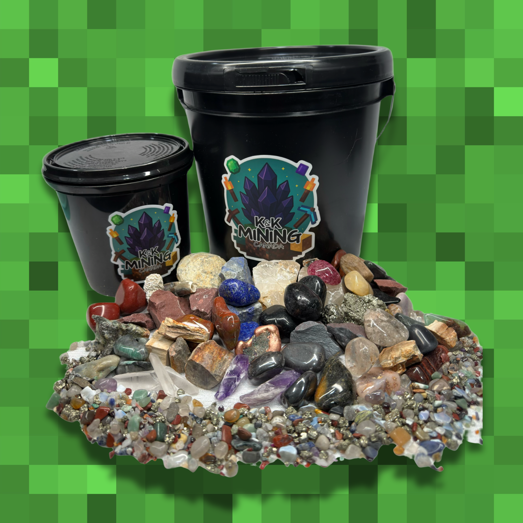 Minecraft Inspired Bucket