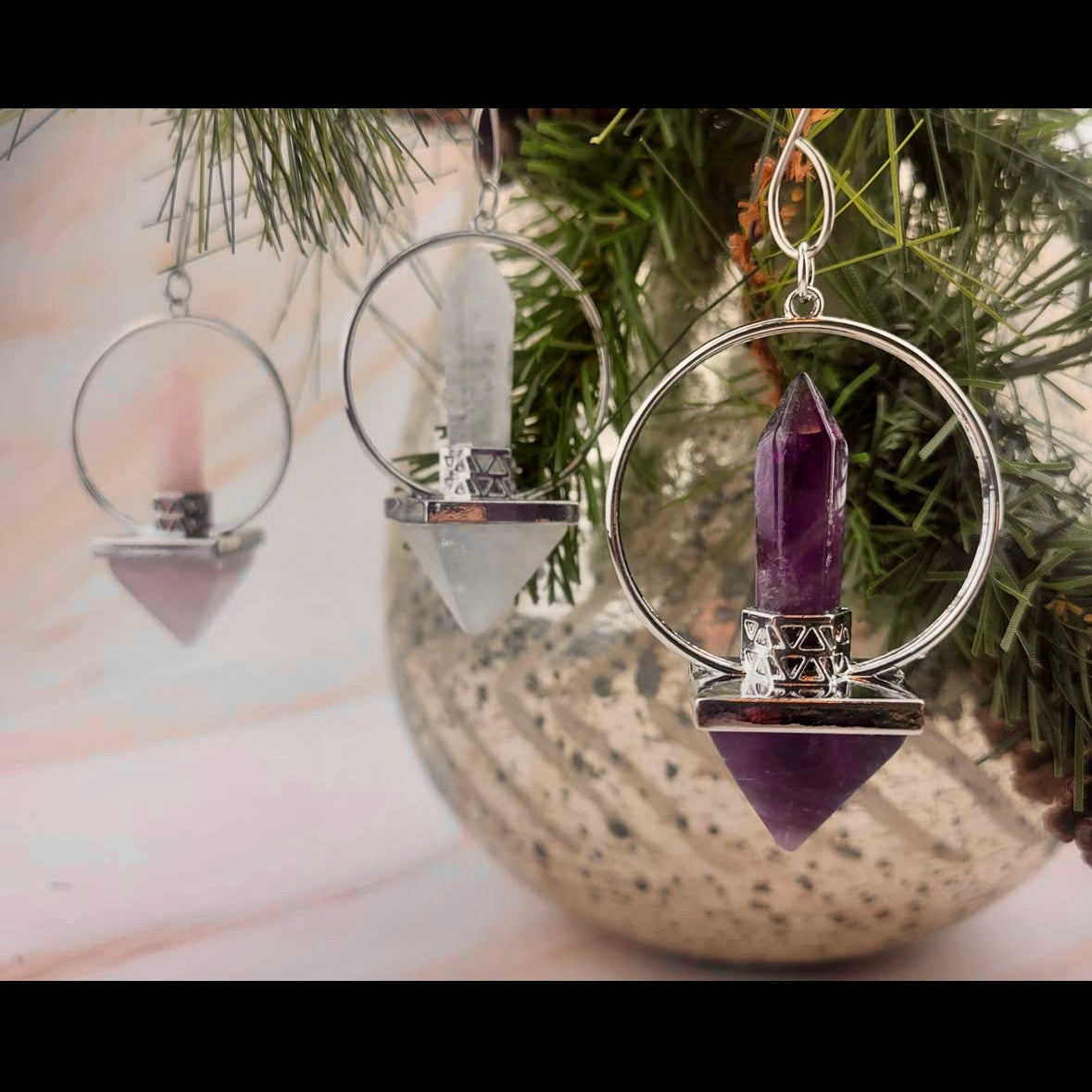 Geometric Crystal Ornaments