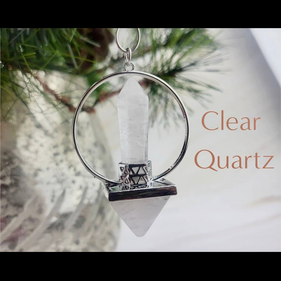 Geometric Crystal Ornaments