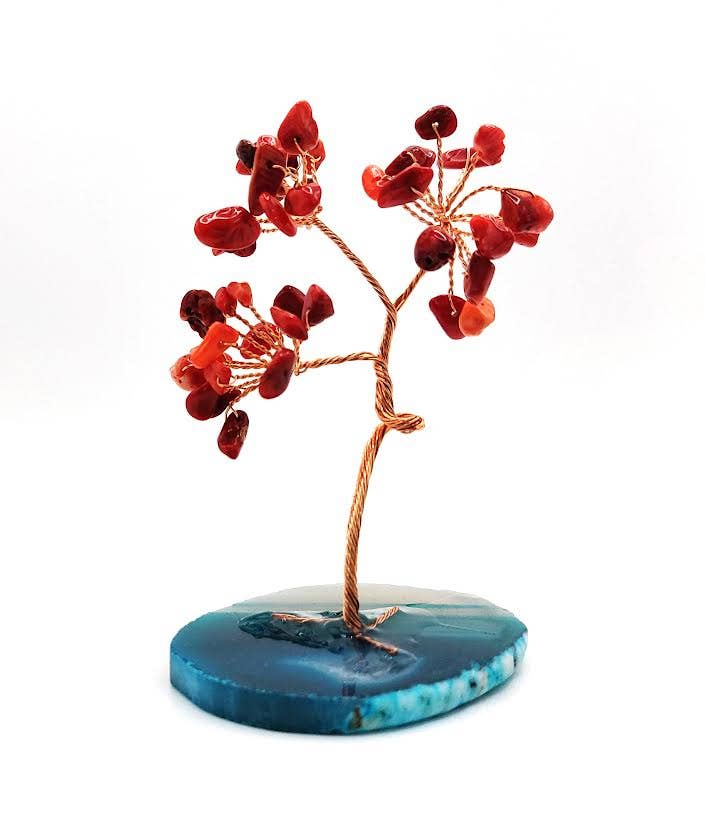 Gem Tree - On Agate Base