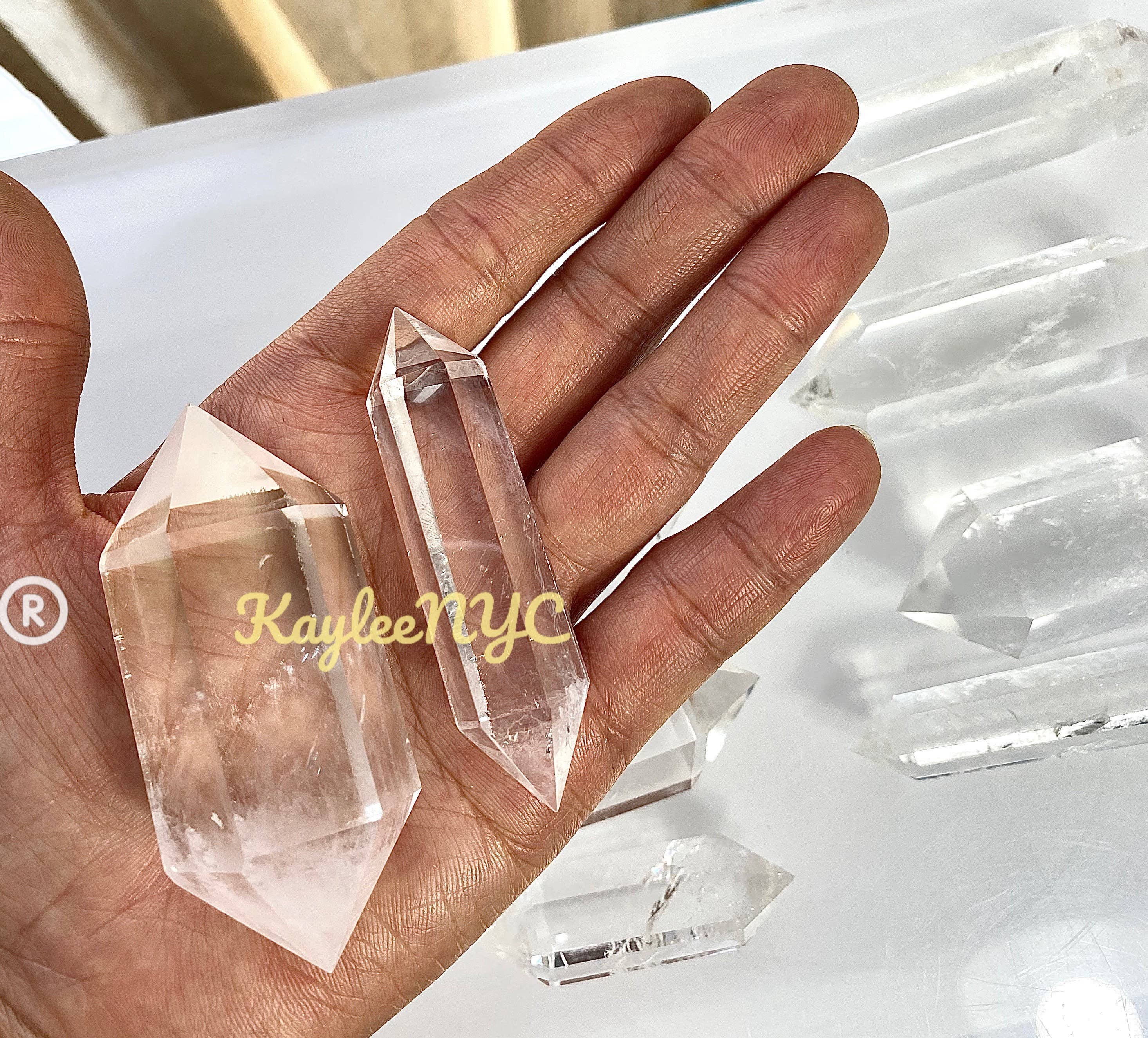 Clear Quartz Double Terminated points