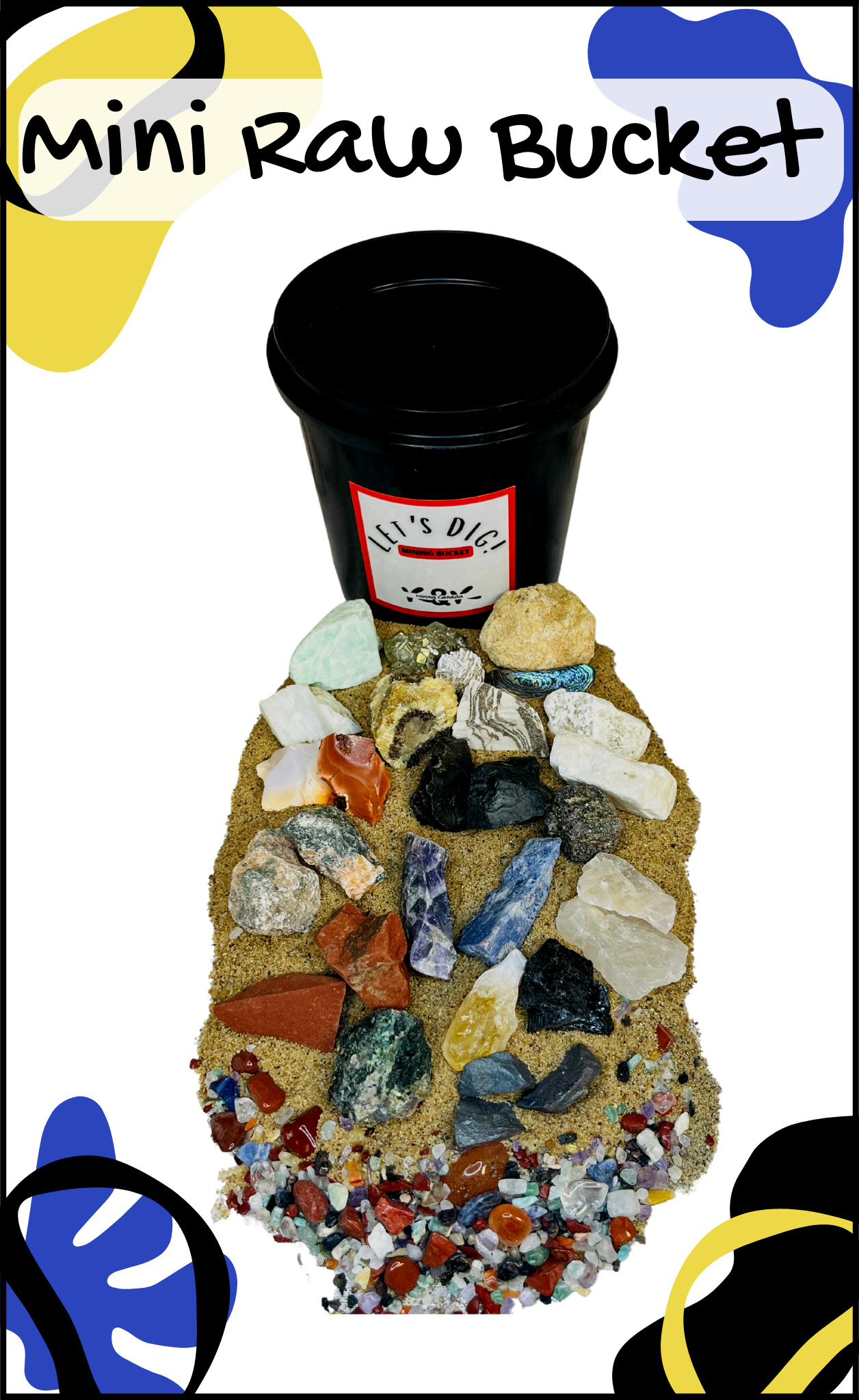 LET’S DIG! Mini Raw Mining Bucket
