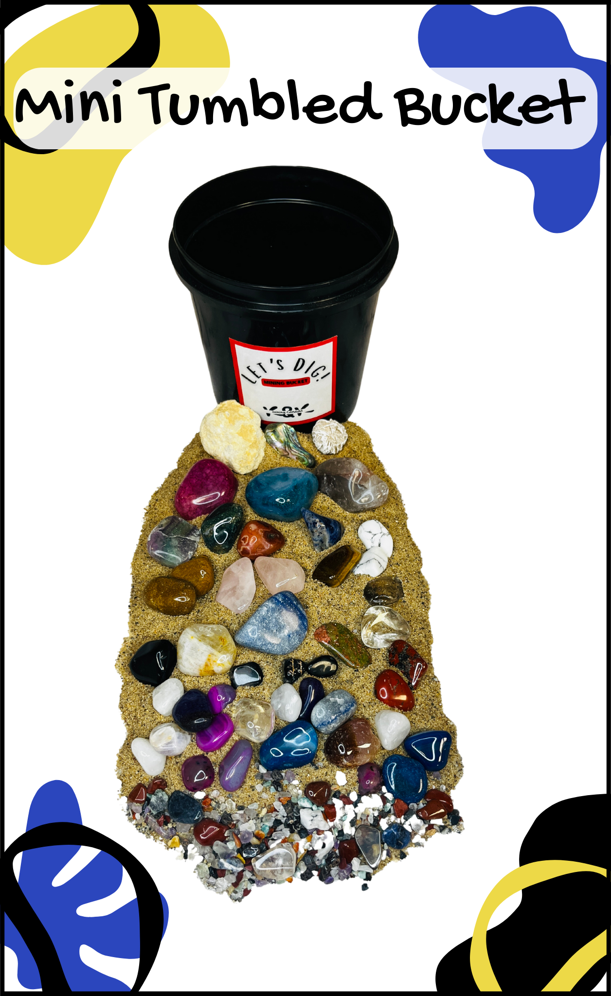 LET'S DIG! Mini Tumbled Mining Bucket