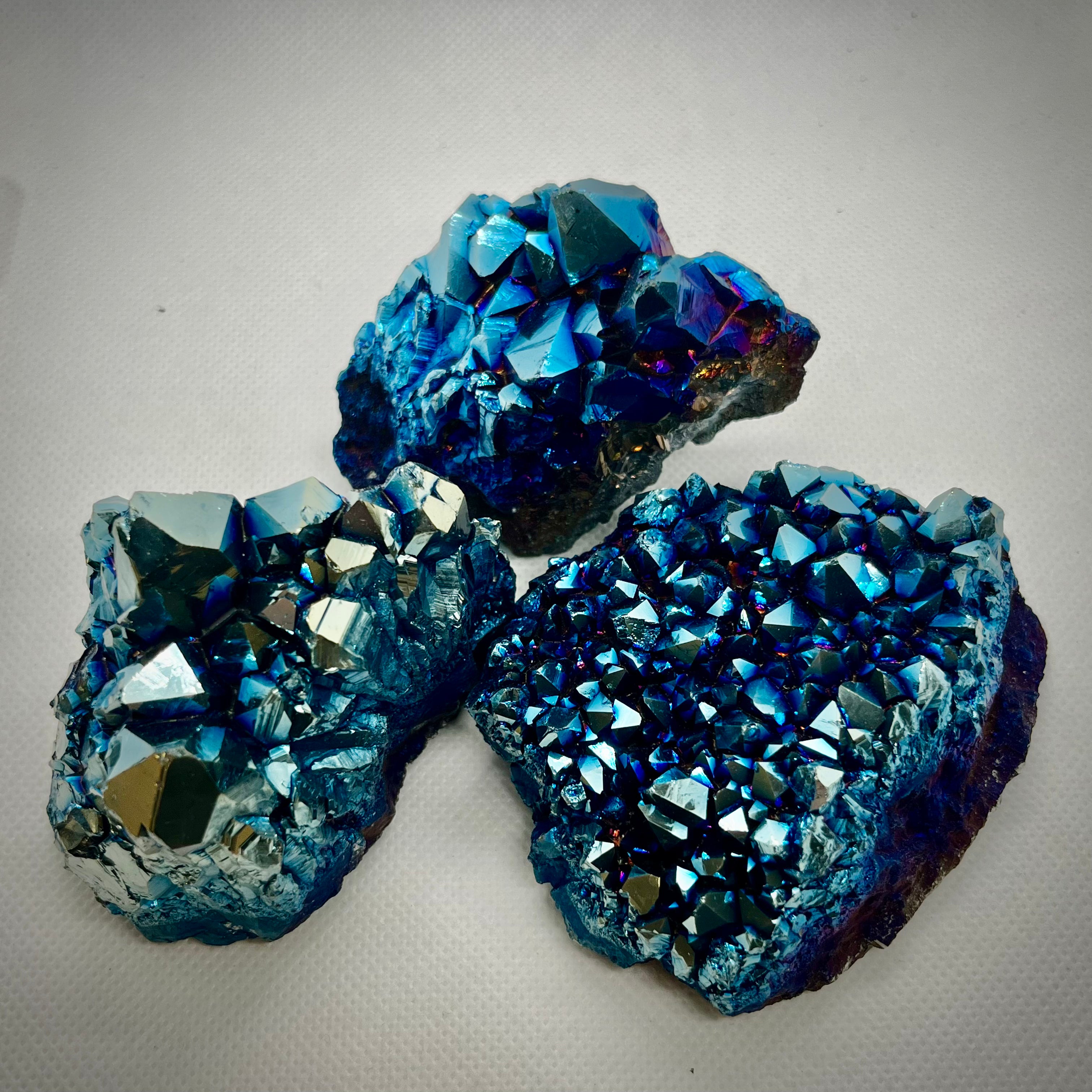 Titanium Amethyst Rainbow Clusters