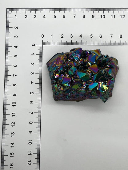 Titanium Amethyst Rainbow Clusters