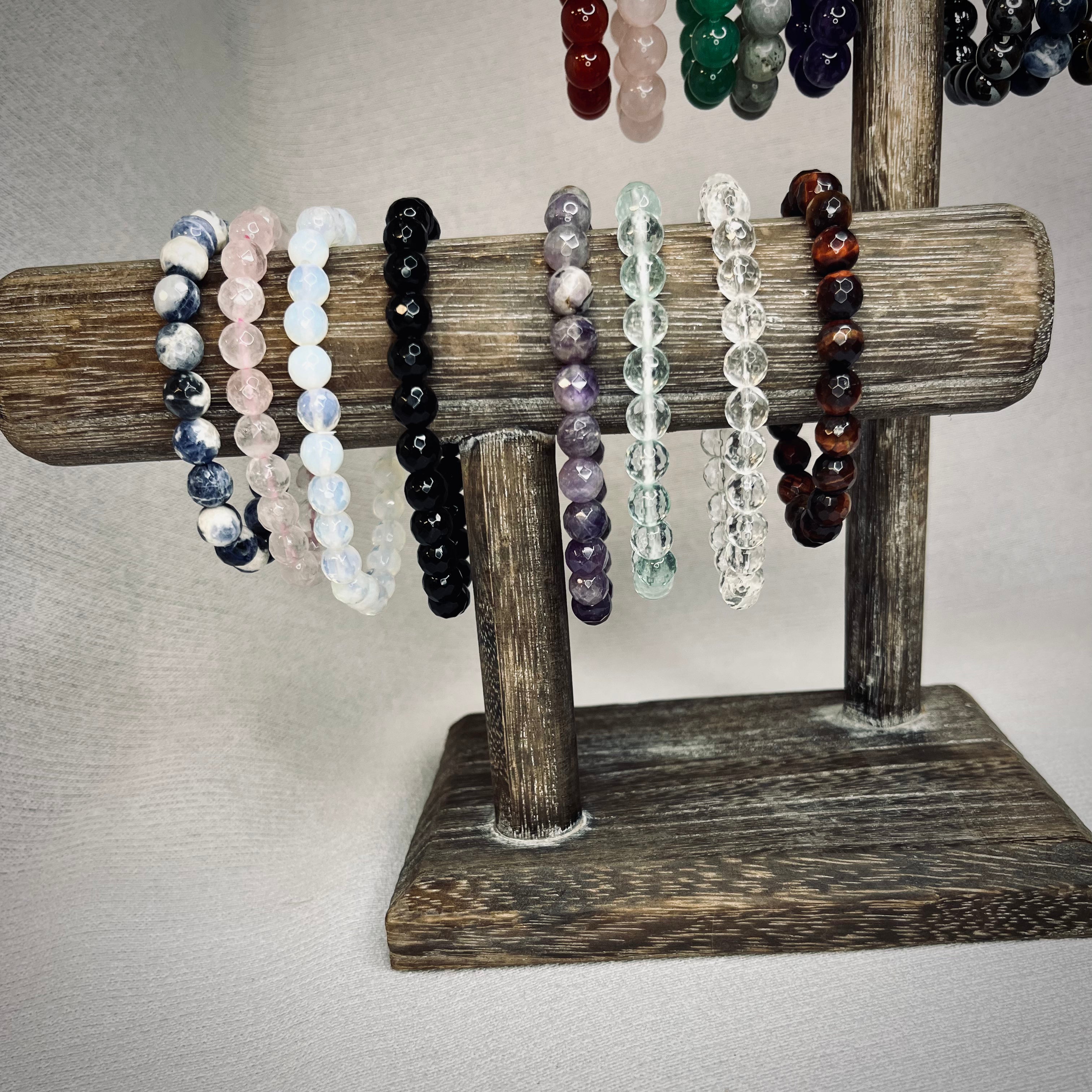 Faceted Bracelets- 8mm