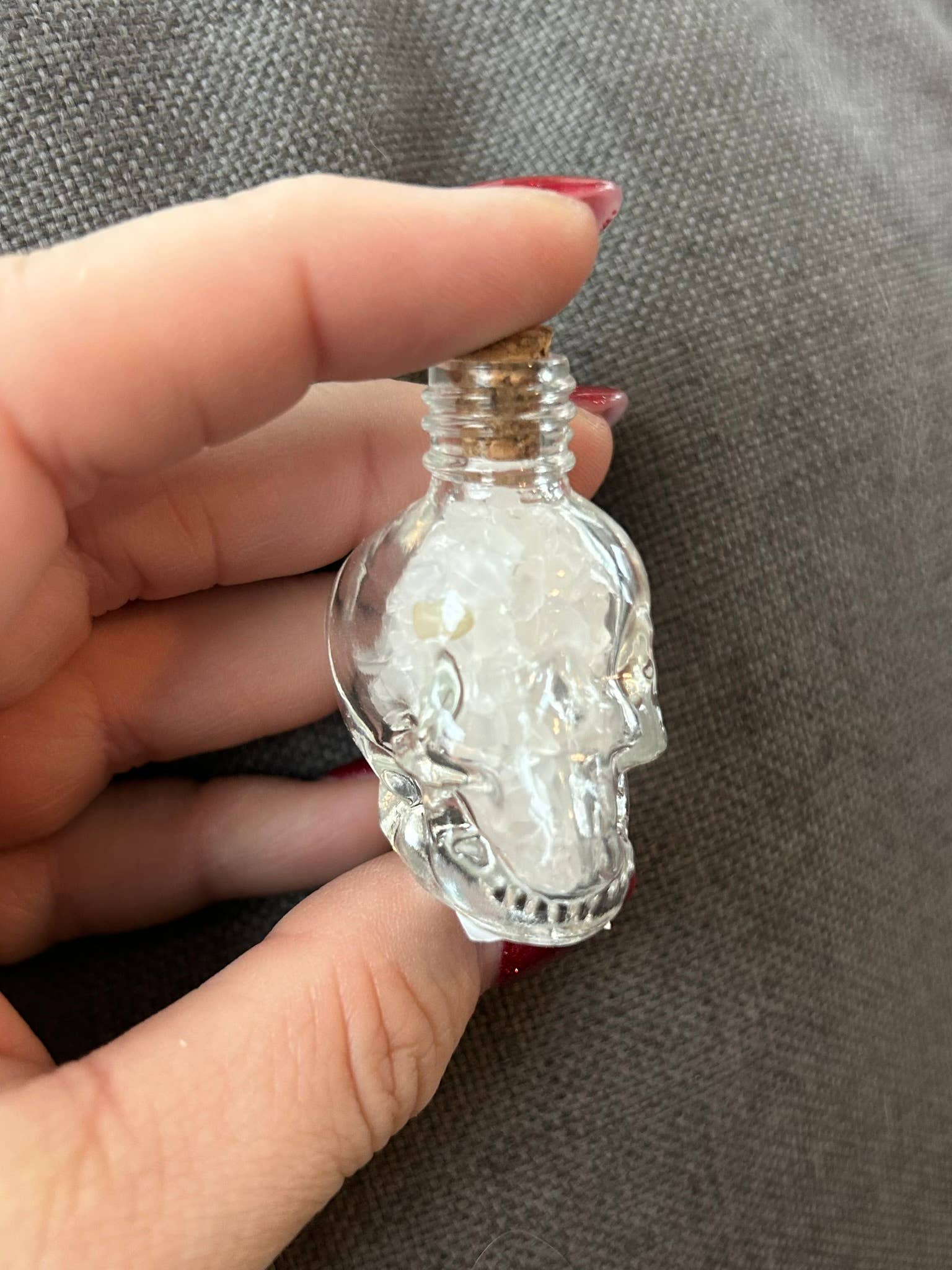 Gemstone Skull Jars