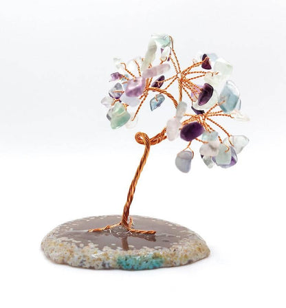 Gem Tree - On Agate Base