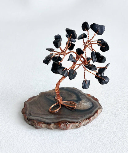 Gem Tree - On Agate Base