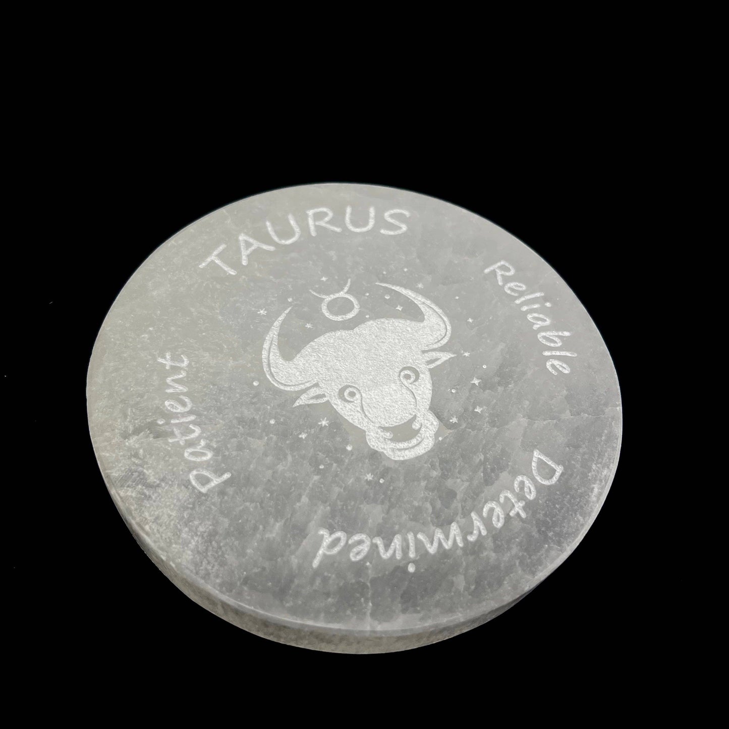 Zodiac Signs Selenite Plates