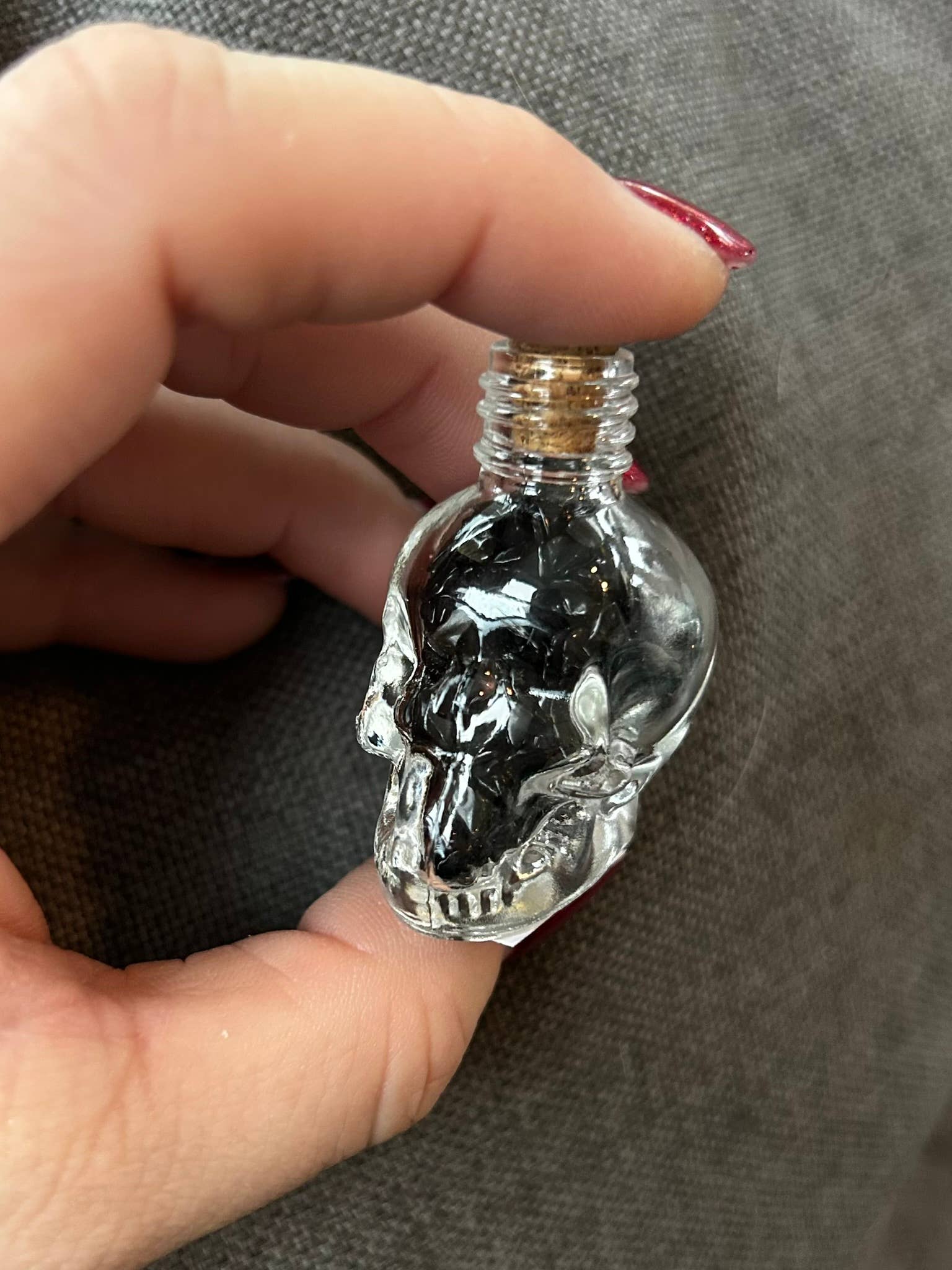 Gemstone Skull Jars