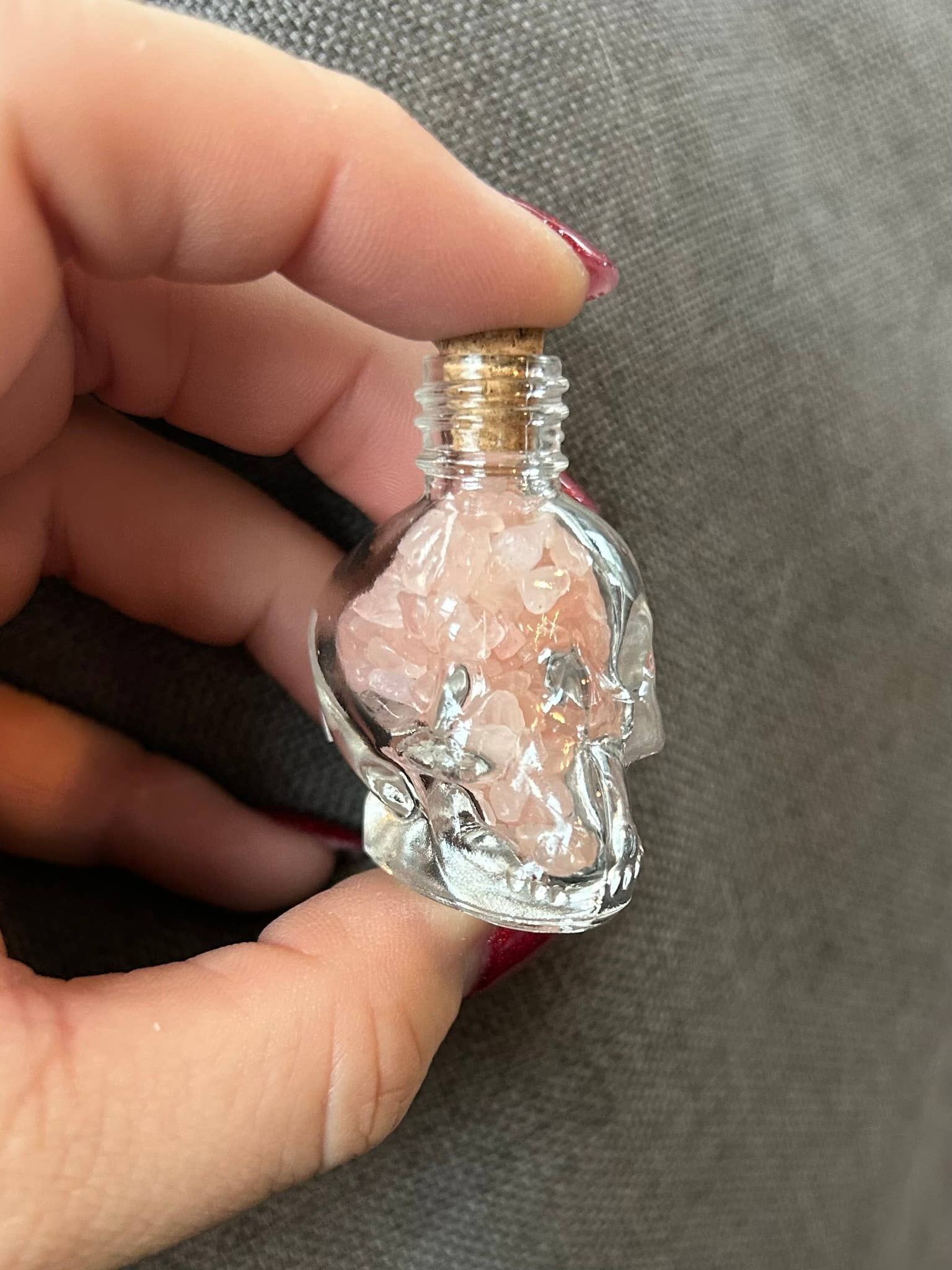 Gemstone Skull Jars