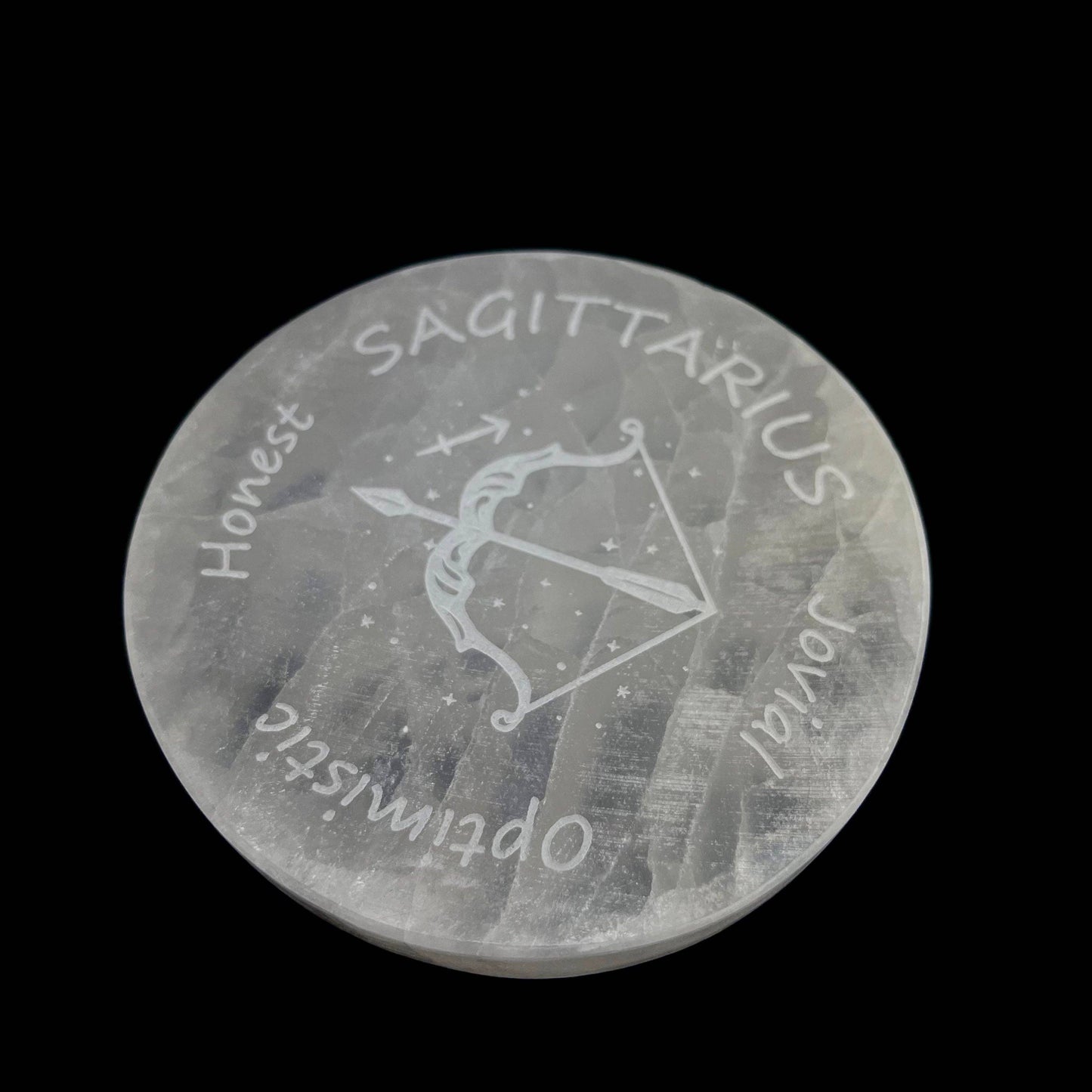 Zodiac Signs Selenite Plates