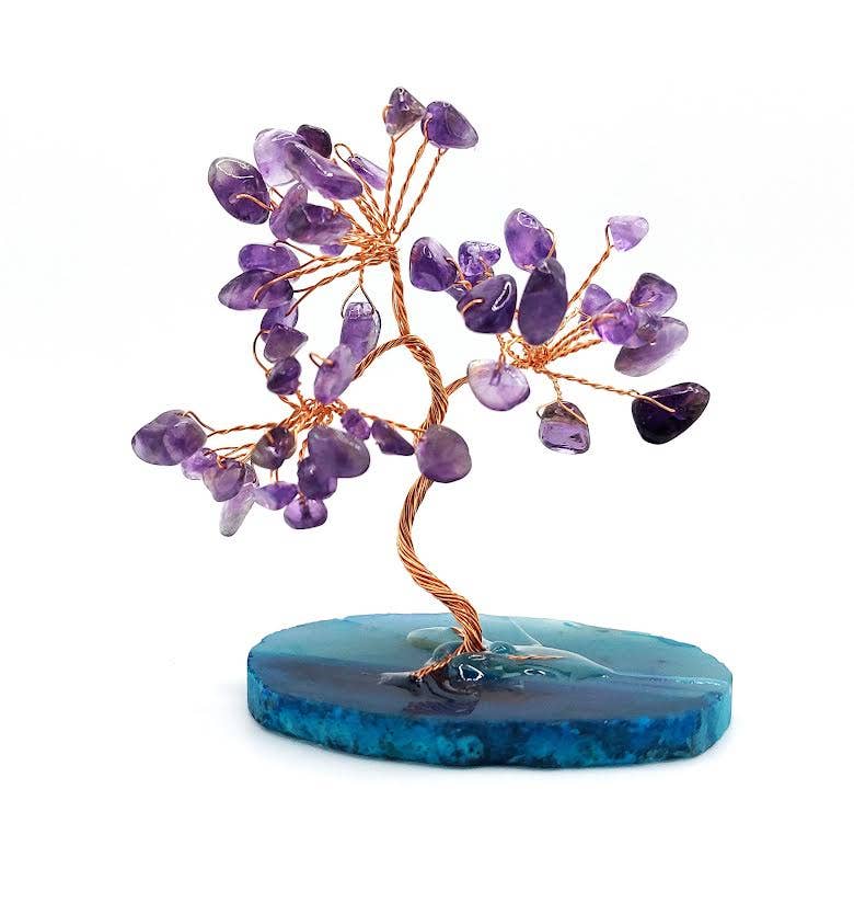 Gem Tree - On Agate Base