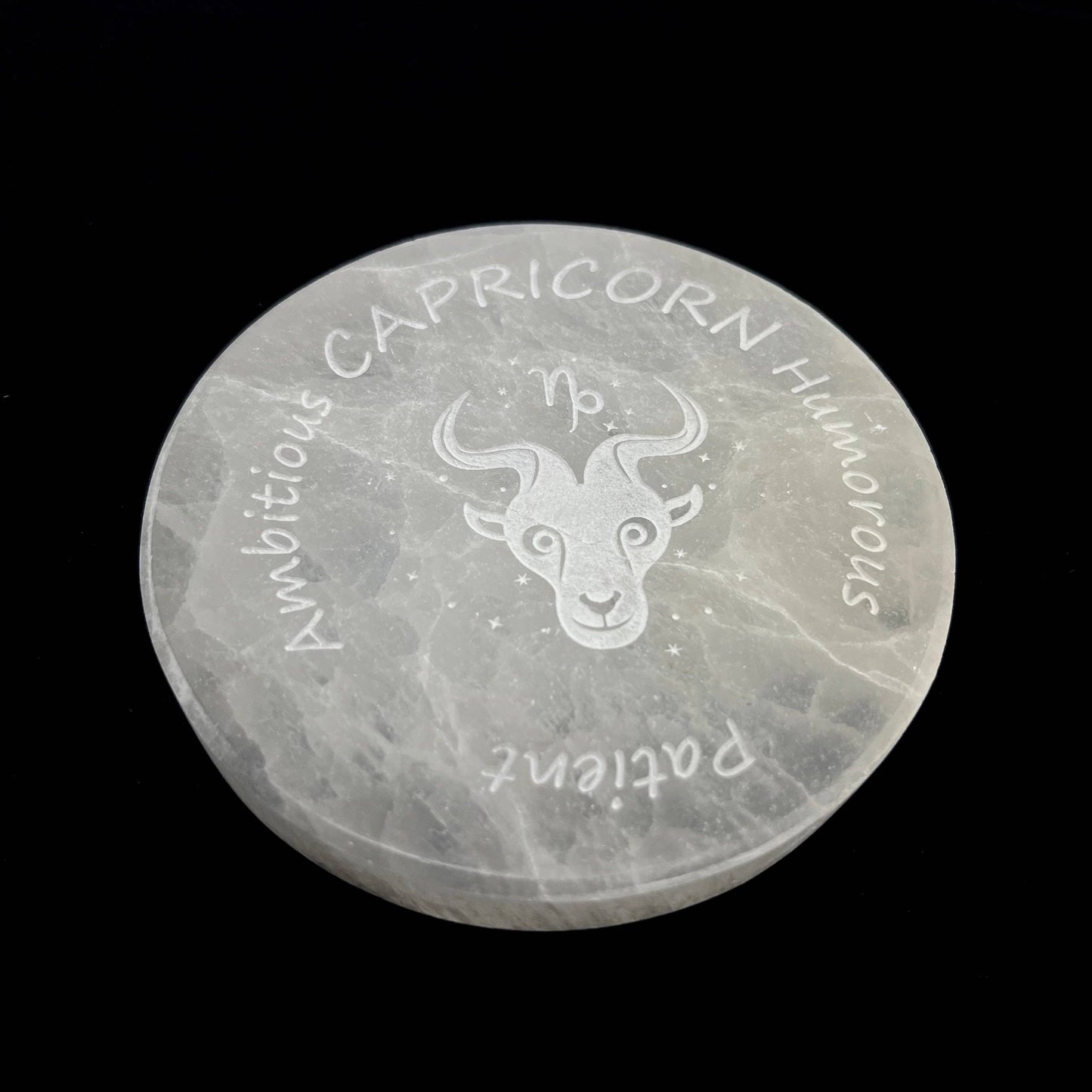 Zodiac Signs Selenite Plates