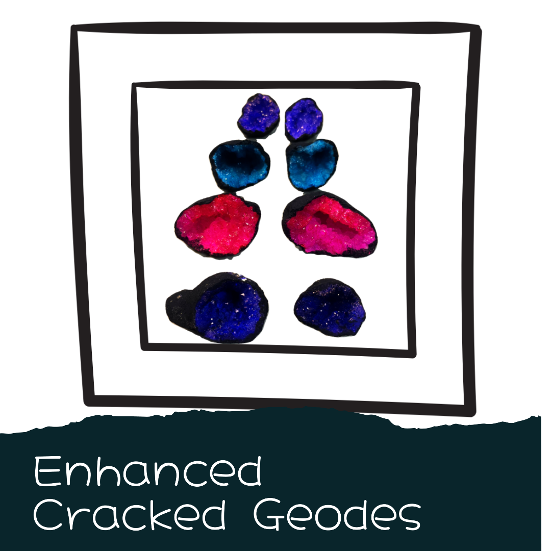 Enhanced Cracked Geodes