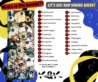 LET’S DIG! Raw Mining Bucket